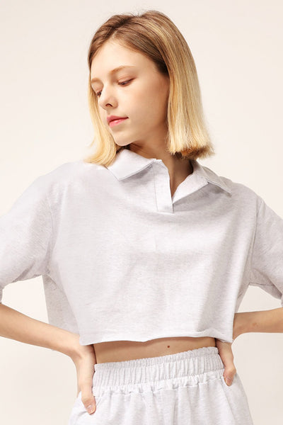 Ruby Cropped Lounge Shirt