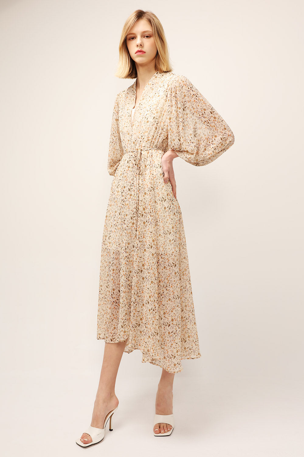 Harper Floral Robe Dress