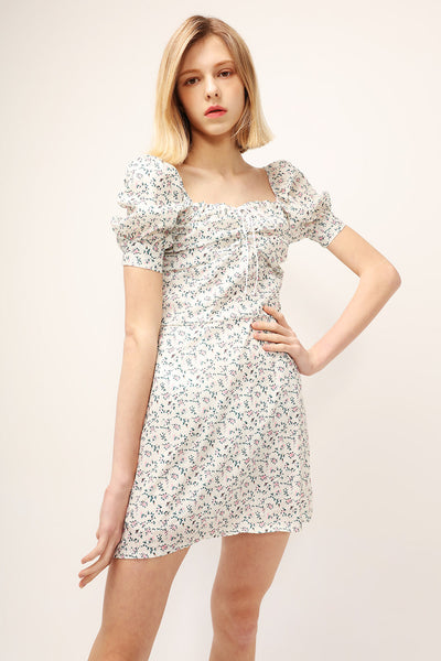 Sophia Floral Ruched Dress