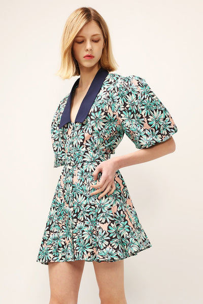 Olivia Floral Belted Dress