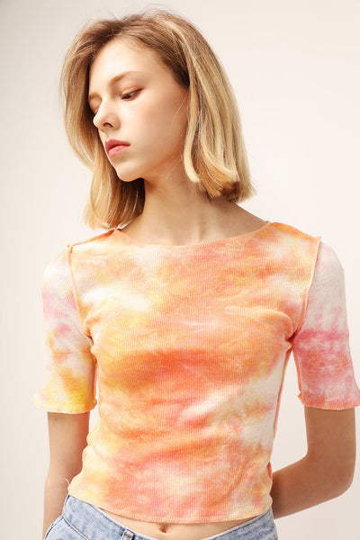 Naomi Tie Dye Crop Top