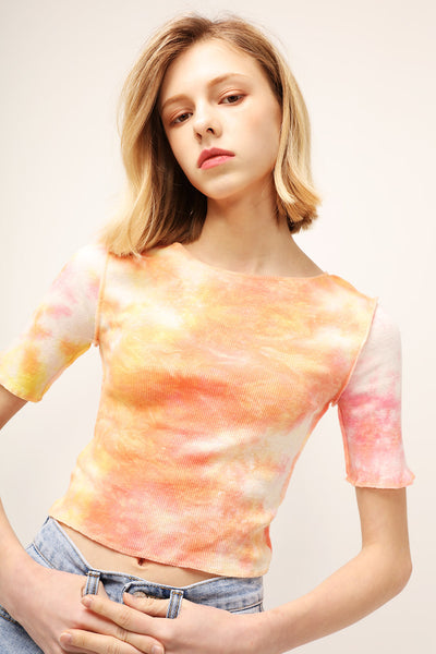 Naomi Tie Dye Crop Top