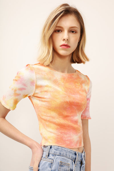 Naomi Tie Dye Crop Top