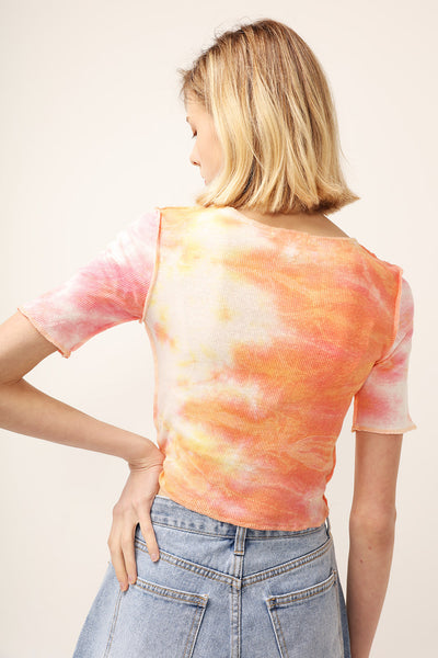 Naomi Tie Dye Crop Top