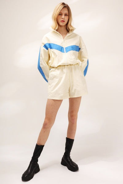 Avery Windbreaker Jacket And Shorts Set