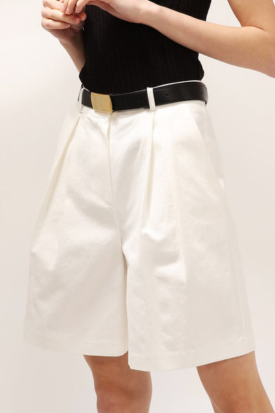 Valentina Pintuck Bermuda Shorts