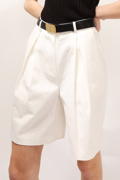 Valentina Pintuck Bermuda Shorts