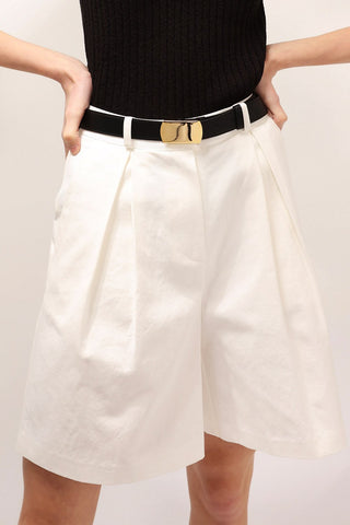 Valentina Pintuck Bermuda Shorts