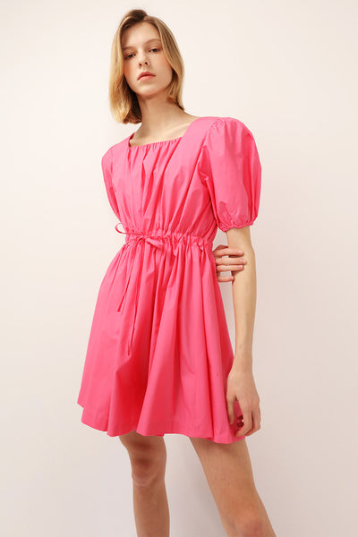 Julie Puff Sleeve Sweetheart Dress