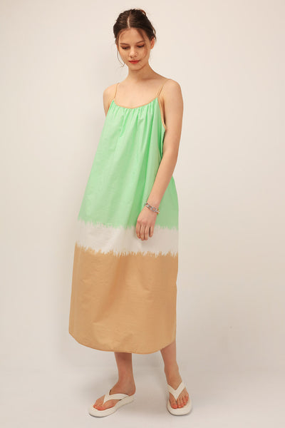 Talia Two-Tone Maxi Dress