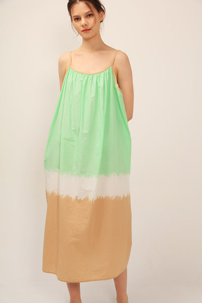 Talia Two-Tone Maxi Dress