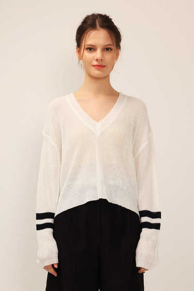 Maeve 2-Line Sleeve Knit