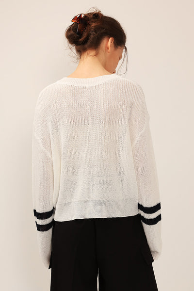 Maeve 2-Line Sleeve Knit