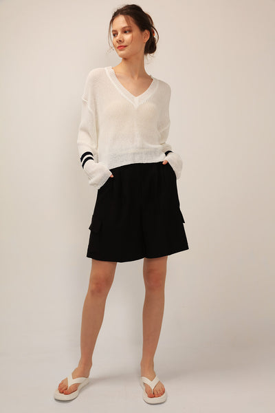 Maeve 2-Line Sleeve Knit