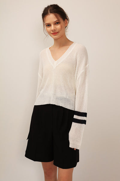 Maeve 2-Line Sleeve Knit