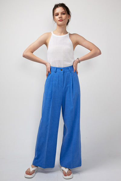 Harper Pintuck Waist Wide Leg Pants