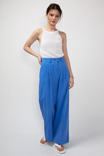 Harper Pintuck Waist Wide Leg Pants