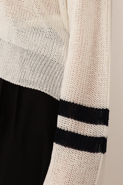 Maeve 2-Line Sleeve Knit