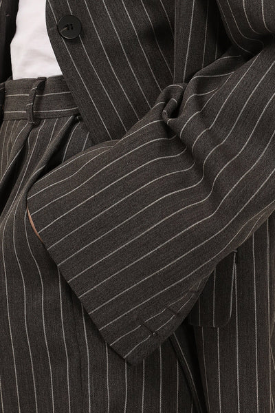 Jessica Pinstripe Jacket