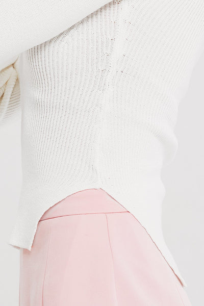 Clara Bustier Ribbed Knit Top