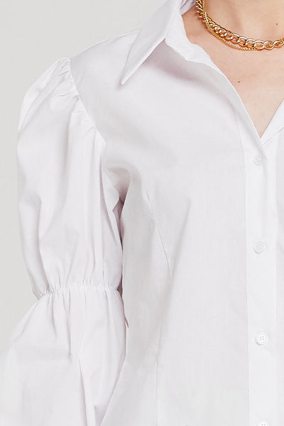 Hazel Bracelet Puff Sleeve Shirt