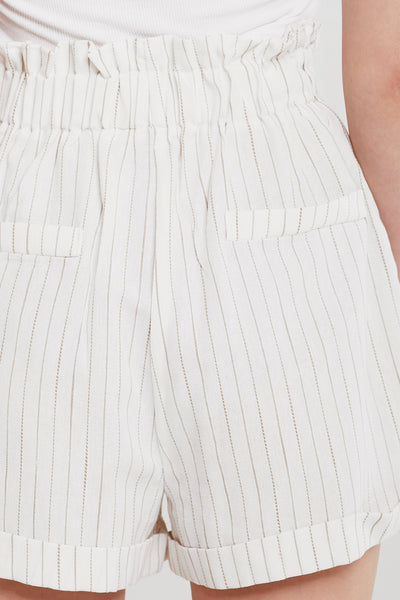 Sophie Striped Linen Shorts