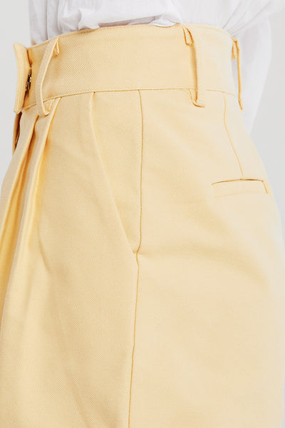 Josephine Cuffed Hem Pintuck Shorts