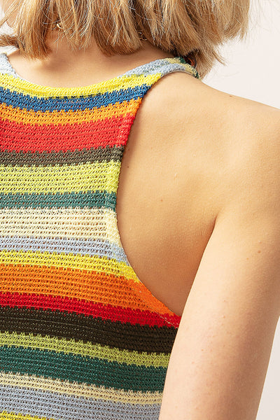 Leah Rainbow Striped Tank