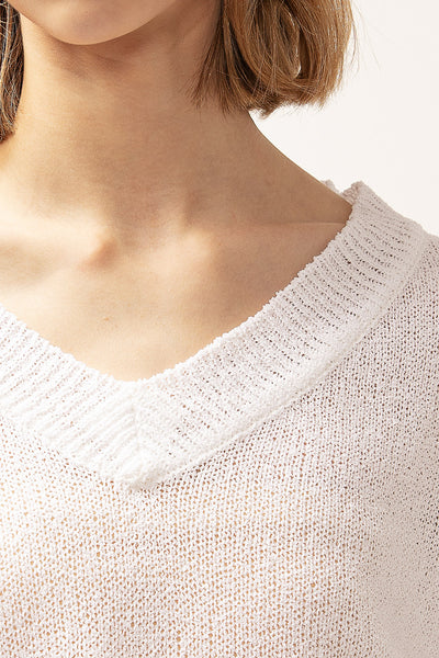 Sarah Boucle Knit Crop Sweater