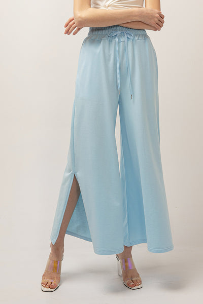 Scarlett Side Slit Wide Pants